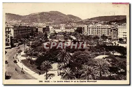 Nice Cartes postales Le jardin Albert 1er et le casino municipal