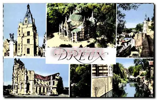 Dreux Cartes postales moderne Eglise Saint Pierre Beffroi Ancien eveche Chemin de ronde Blaise