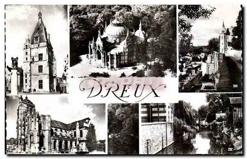 Dreux Cartes postales moderne Eglise Saint Pierre Beffroi Ancien eveche Chemin de ronde Blaise