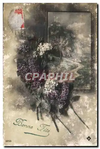 Cartes postales FAntaisie Bonne Fete Fleurs