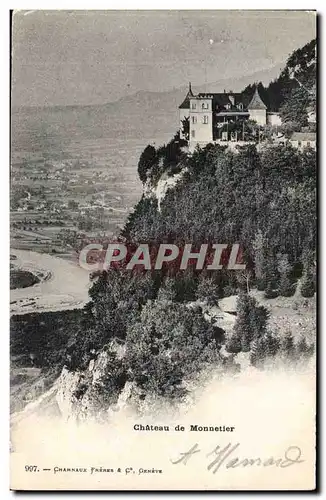 Suisse Cartes postales Chateau de Monnetier