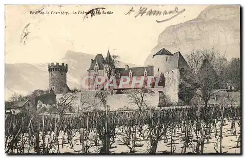 Environs de Chambery Ansichtskarte AK Le chateau de la Bathie