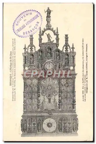 Besacon Cartes postales L'hrologe de St Jean
