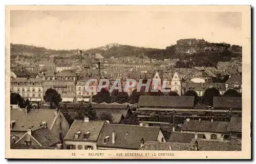 Belfort Ansichtskarte AK Le monument des trois sieges Le palais de justice et la salle des fetes