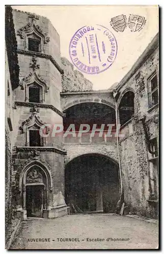 Auvergne Cartes postales Tournoel Escalier d&#39honneur