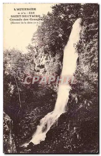 Auvergne Ansichtskarte AK Saint Nectaire Cascade des Granges