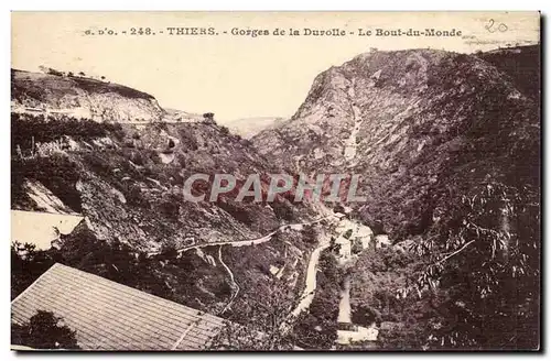 Auvergne Cartes postales Thiers Gorges de la Durolle Le bout du monde