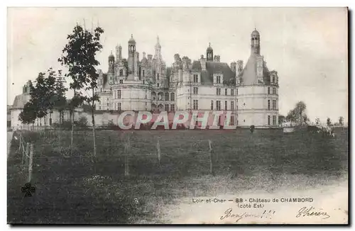 Chambord Cartes postales Chateau (cote Est)