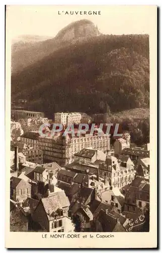 Mont Dore Ansichtskarte AK Le capucin auvergne