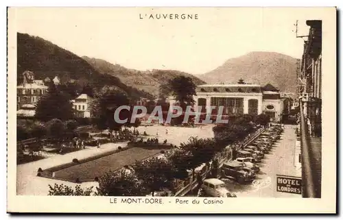 Mont Dore Ansichtskarte AK Parc du casino auvergne