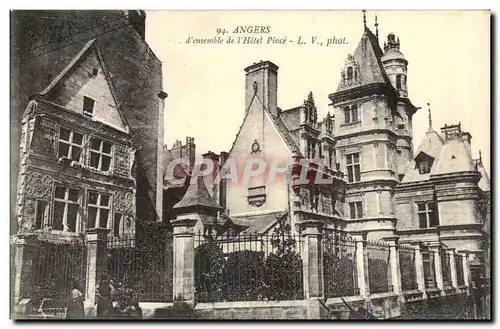 Angers Cartes postales Vue d&#39ensemble de l&#39hotel Pince