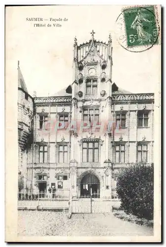 Saumur Cartes postales Facade de l&#39hotel de ville