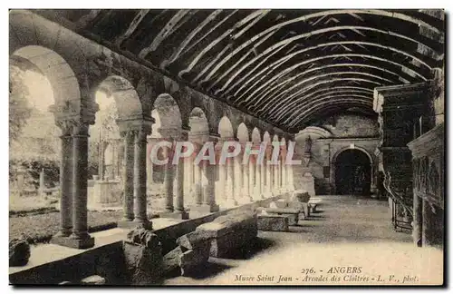 Angers Cartes postales Musee Saint Jean Arcades des cloitres