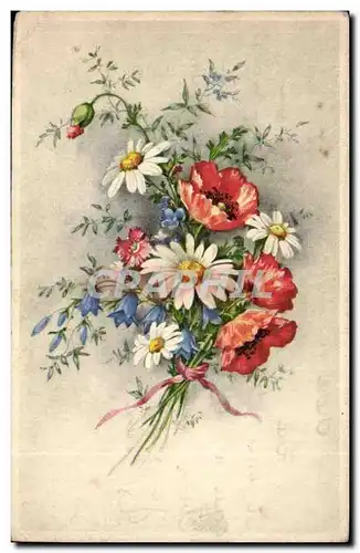 Cartes postales Fantaisie Fleurs