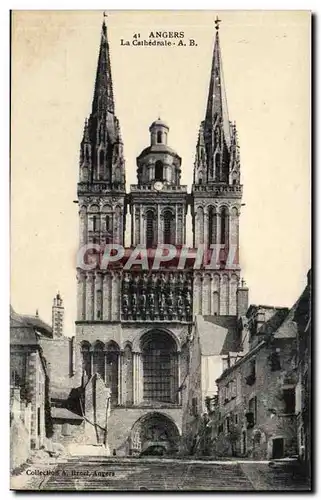 Angers Cartes postales La cathedrale