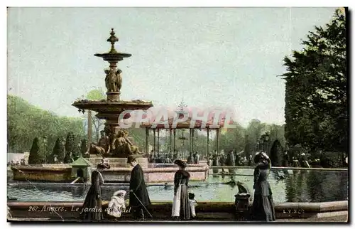 Angers Cartes postales Le jardin du Mail