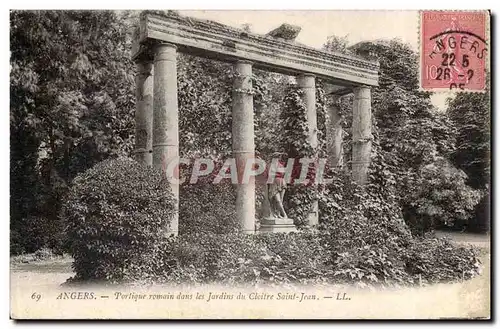 Angers Ansichtskarte AK Portique romain dans les jardins du cloitre Saint Jean