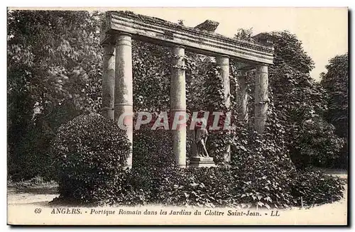 Angers Ansichtskarte AK Portique romain dans les jardins du cloitre Saint Jean