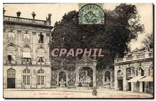 Nancy Cartes postales Fontaine de Neptune