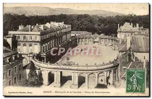 Nancy Ansichtskarte AK Hemicycle de la Carriere Palais du gouvernement