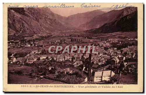 St Jean de Maurienne Ansichtskarte AK Vue generale et vallee de l&#39arc