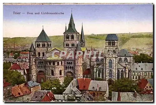 Allemagne TRier Ansichtskarte AK Dom und Liebfrauenkirche