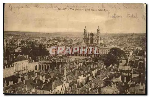 Nancy Cartes postales Vue generale prise depuis Saint Epvre