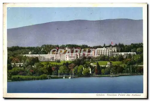 Suisse Geneve Ansichtskarte AK Nouveau palais des Nations