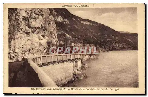 Environs d&#39Aix les Bains Ansichtskarte AK Route de la corniche du lac du Bourget