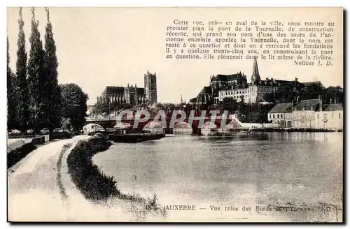 Auxerre Cartes postales Vue prise des bords de l&#39Yonne