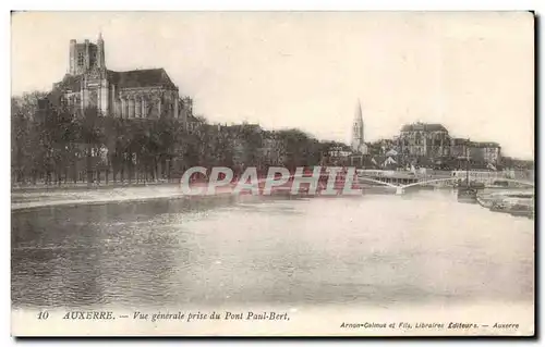 Auxerre Cartes postales Vue generale prise du pont Paul Bert