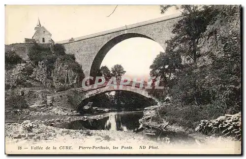 VAllee de la Cure Cartes postales Pierre Perthuis Les ponts