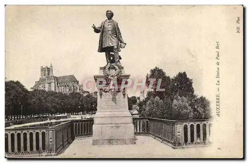 Auxerre Cartes postales La statue de Paul Bert