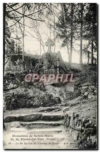 Monastere de Sainte Marie de la Pierre qui Vire Cartes postales La 10eme station du chemin de CRoix