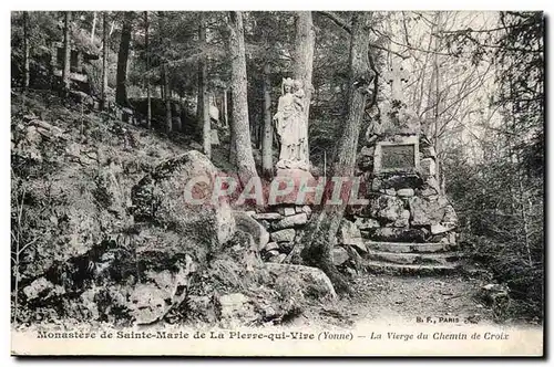 Monastere de Sainte Marie de la Pierre qui Vire Cartes postales La Vierge du chemin de croix