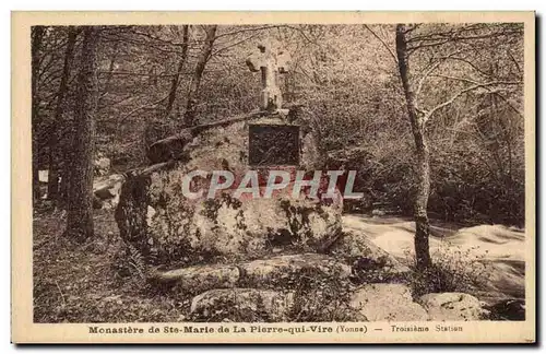 Monastere de Sainte Marie de la Pierre qui Vire Cartes postales TRoisieme station