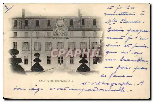 Saint Cyr Cartes postales Cour Louis XIV