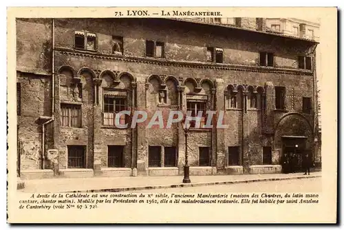 Lyon Cartes postales La Manecanterie