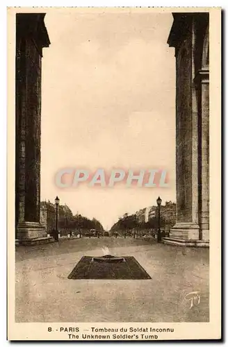 Paris Cartes postales Tombeau du soldat inconnu