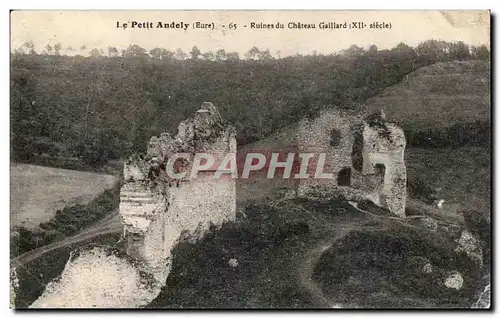 Le petit Andely Ansichtskarte AK Ruines du chateau Gailalrd