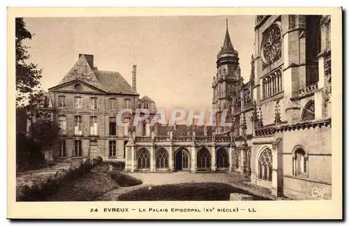 Evreux Ansichtskarte AK Le palais episcopal (15eme)