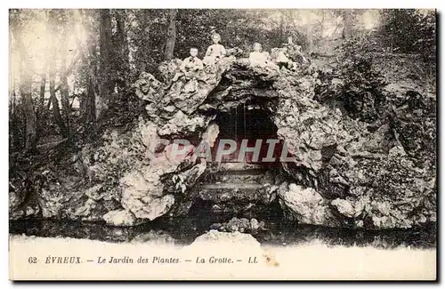 Evreux Ansichtskarte AK Le jardin des plantes La grotte