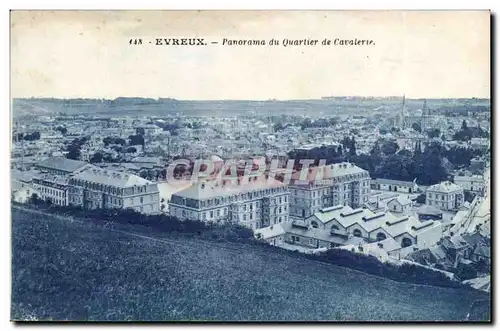 Evreux Cartes postales Panorama du quartier de cavalerie