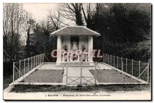 Bartres Ansichtskarte AK Monument de Sainte Bernadette Soubirous