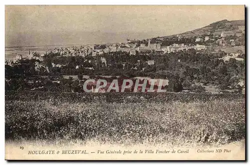 Houlgate a Beuzeval Cartes postales Vue generale prise de la Villa Foucher de Careil