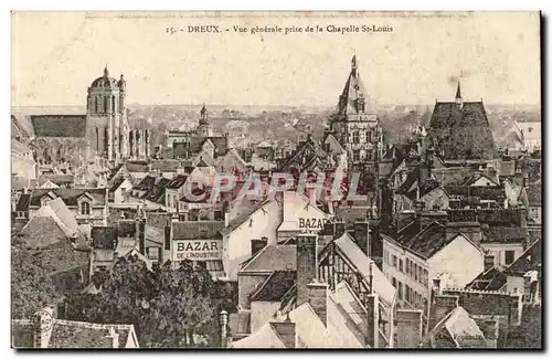 Dreux Ansichtskarte AK Vue generale prise de la chapelle St Louis