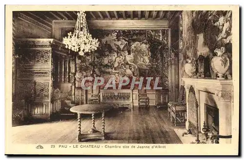 Pau Cartes postales Le chateau Chambre dite de Jeanne d&#39Albret