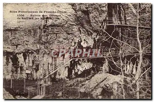 Cartes postales Entree des grottes de Baume les Messieurs