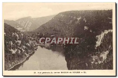 Cartes postales Vue generale du dernier bassin du doubs