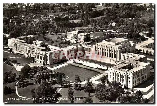 Suisse Cartes postales Geneve Le palais des Nations Unies